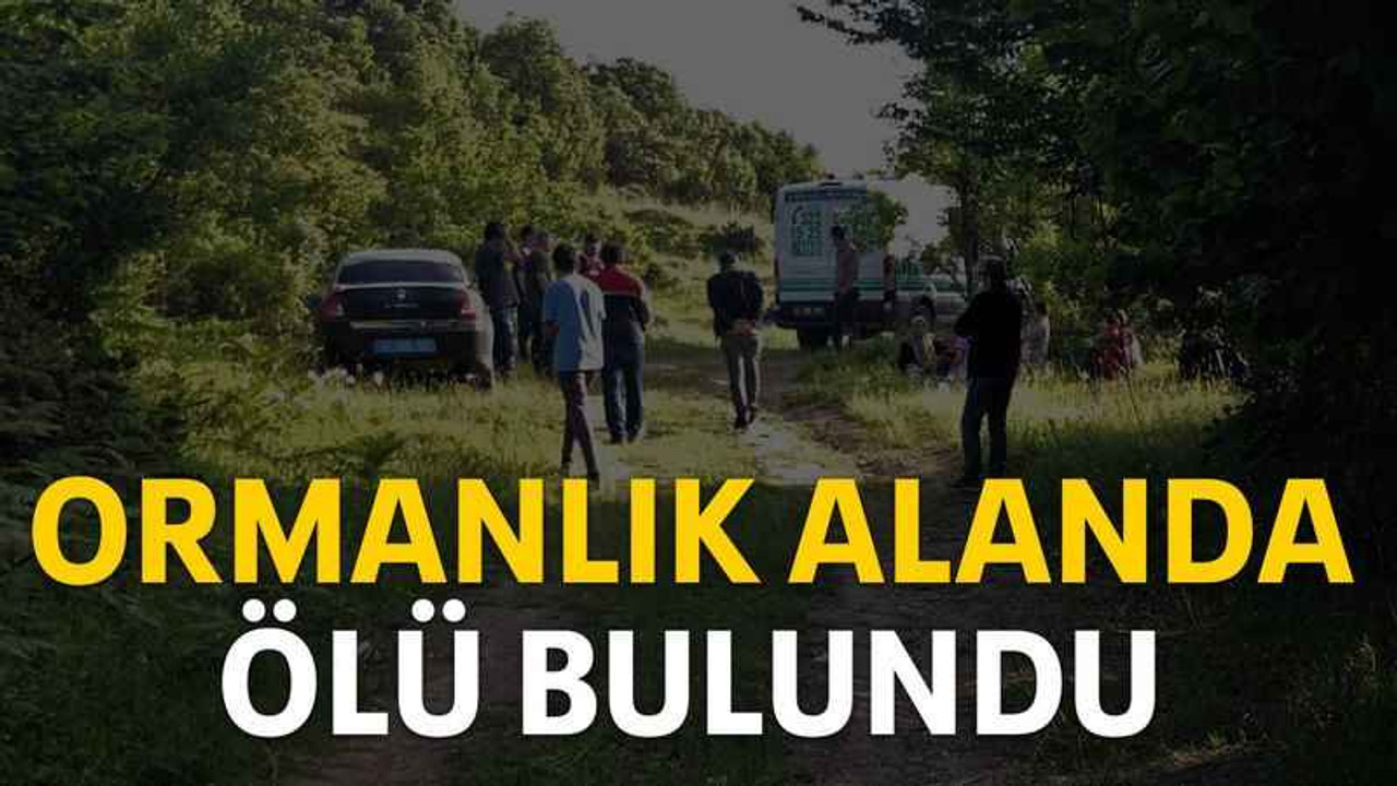 Ormanlık alanda ölü bulundu